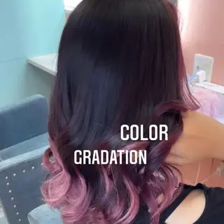 ミディアム カラー エクステ🩵ブリーチ 韓国ヘア🩵KAEのヘアスタイル