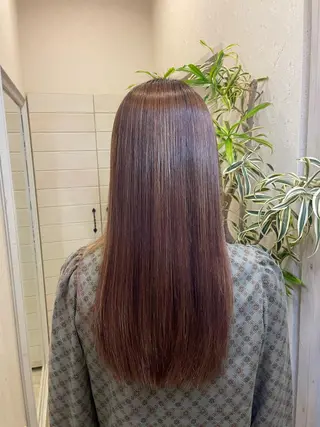 ロング パーマ 東恩納 誠のヘアスタイル