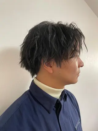 ショート パーマ メンズ 🌙19時以降通える メンズ専門 コーダイのヘアスタイル
