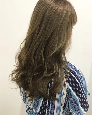ロング カラー 若杉 諒のヘアスタイル