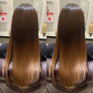 ロング 美髪矯正透明感カラー 江川　和輝のヘアスタイル