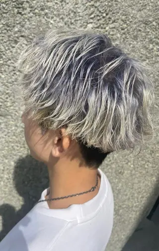 ショート メンズ 山﨑 雅史のヘアスタイル