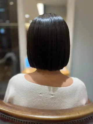 ミディアム 菊地 真優のヘアスタイル
