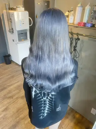 ロング カラー yoriダブルカラー 代表すがわらのヘアスタイル