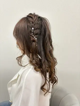 ヘアアレンジ ヘアサロン ミカヅキのヘアスタイル