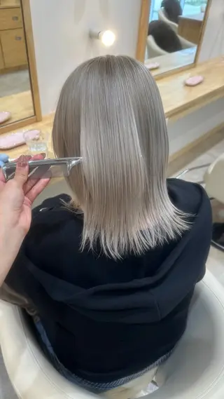 カラー 淡い暖色カラー🩰 girly ♡ ノアのヘアスタイル