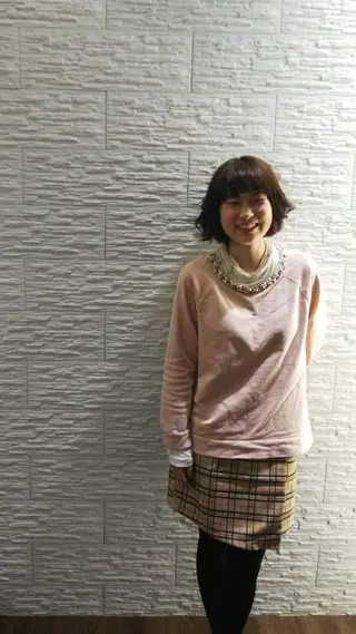 ミディアム over two  藤が丘のヘアスタイル