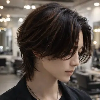 メンズ manami/ ハッシュレイヤーのヘアスタイル