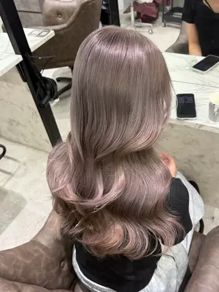 ロング カラー 色落ちまで盛れる 💟まなみのヘアスタイル