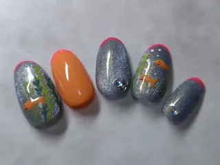 ネイル AGnail 富永 /ちゅるん韓国ネイルのネイルデザイン