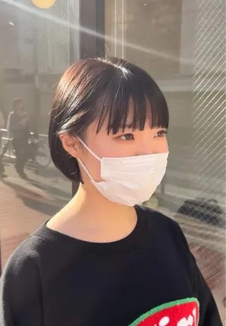 ショート カラー パーマ ヘアアレンジ キッズ 大人スタイル 太田のヘアスタイル
