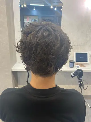 パーマ メンズ ラゾアミスタ🕊 さとう ななほのネイルデザイン