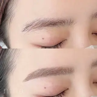 アイブロウ nina 山木 菜摘のマツエク・マツパデザイン