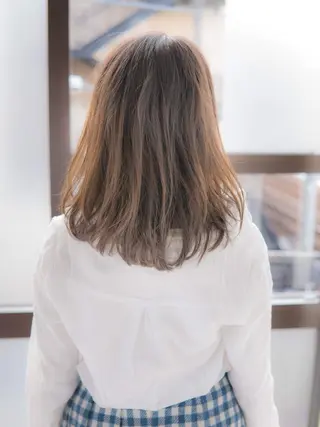 ミディアム 永野 良一のヘアスタイル