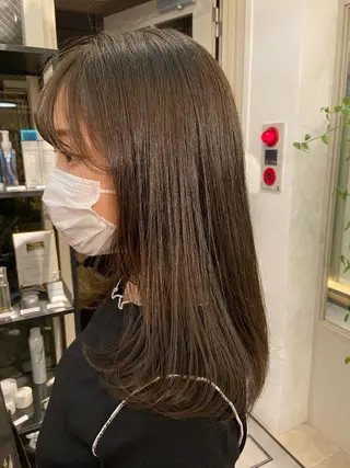 ミディアム カラー 白髪ぼかし/ショート /ミニボブだいじのヘアスタイル