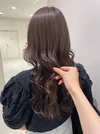 セミロング 🎟ブリーチなし/艶 /暖色🎀くるみのヘアスタイル