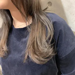 ロング カラー パーマ ヘアアレンジ kana .のヘアスタイル