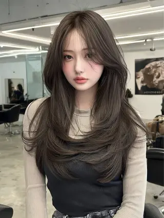 カラー ヘア＆アイまつげ🪽 パーマ🎀秋山 沙有のマツエク・マツパデザイン