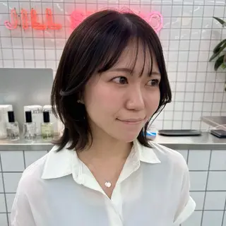 ミディアム カラー 矢場町/8時-22時 JILLSTUDIOのヘアスタイル