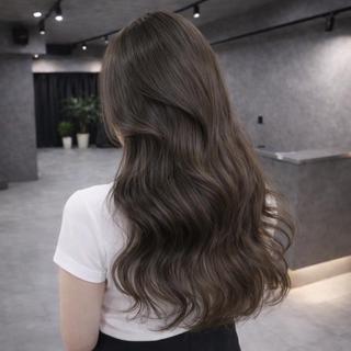 ロング カラー 髪質改善心斎橋 namelessのヘアスタイル