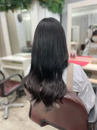 ロング カラー 韓国ヘア🤍髪質改善 🇰🇷AKANEのヘアスタイル