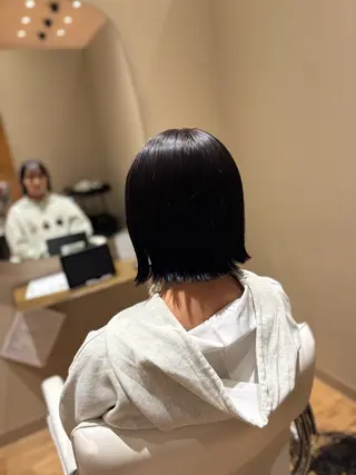 ミディアム 中島愛佳🐥⸒⸒ 縮毛矯正/艶髪カラーのヘアスタイル