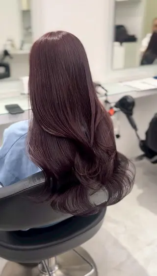 カラー ガーリーベージュ🩰 トレンドスタイル🫧のヘアスタイル