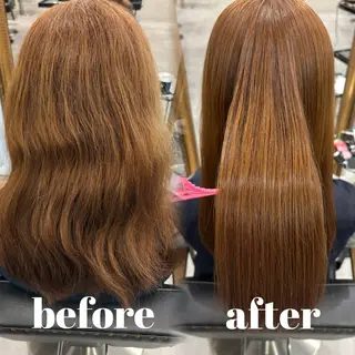 セミロング ピンクカラーアレンジ 🩷AYANA🩷のヘアスタイル
