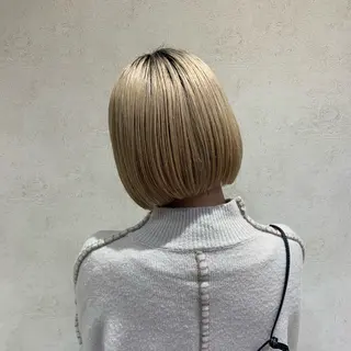 ショート カラー フェザー/ニュアンス パーマ/ryutoのヘアスタイル