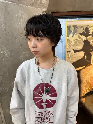 ショート パーマ KAWAHARA YUKIのヘアスタイル
