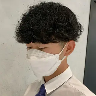 ショート パーマ メンズ SENTA✨メンズ パーマ✨fifth栄のヘアスタイル