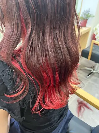 セミロング カラー (kakko )のヘアスタイル