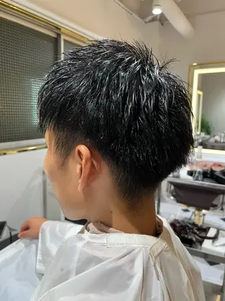 ショート メンズ 髪質改善・縮毛矯正 特化・ユウシンのヘアスタイル