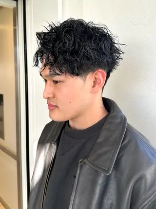 ショート パーマ メンズ メンズ似合わせ🪞 kotoriのヘアスタイル