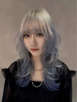 ロング カラー ヘアアレンジ 透明感・艶・ダメージ レス YUKIのヘアスタイル