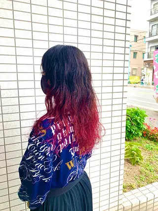 ロング クバガワ シュンのヘアスタイル