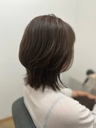 ミディアム カラー 下野 悠也のヘアスタイル