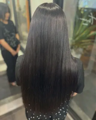 ロング カラー 植林 奨のヘアスタイル