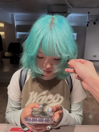 ミディアム カラー 🦋ナチュラルカラー /ブリーチ🥀恵佑のヘアスタイル
