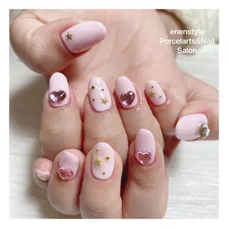 ミディアム ネイル 🐾enen style 🐾のネイルデザイン
