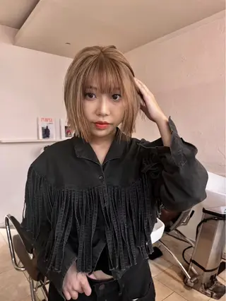 カラー kai🐇透明感 カラー/レイヤーのヘアスタイル
