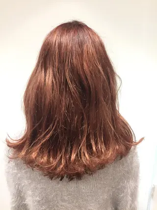 セミロング カラー ヘアアレンジ メンズパーマ特化/ メッシュ/薫/店長のヘアスタイル