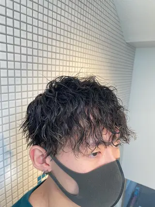 ショート カラー パーマ メンズ 🍃メンズヘア🍃 セヤシュウヘイのヘアスタイル