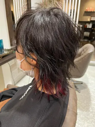 カラー 田中 和可のヘアスタイル