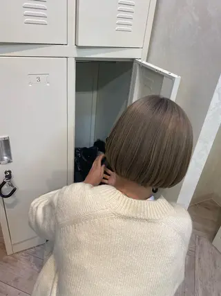 ミディアム ココロ☀️ CLUTCH天王寺店のヘアスタイル