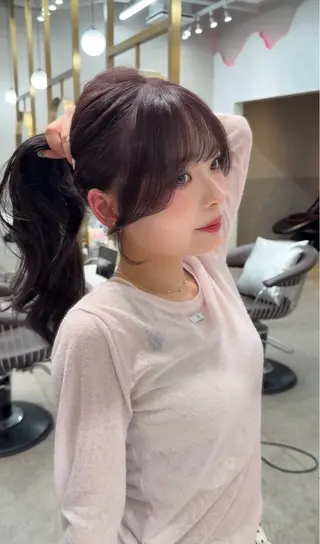 ロング カラー レイヤーダブルカラー KYONのヘアスタイル