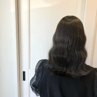 ロング 中島 沙也加のヘアスタイル