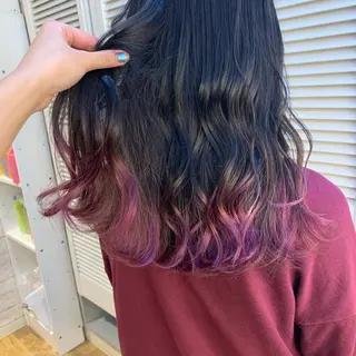 カラー 天野 利咲のヘアスタイル