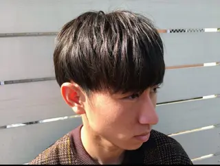 メンズ 髪質改善・ボブ・ ショート 丸毛一輝のヘアスタイル