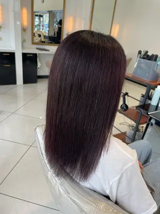 ロング 岡田 蓮美のヘアスタイル